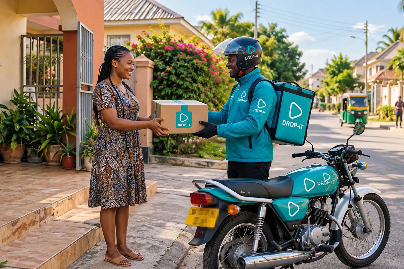 DROP-IT courier operations in Dar es Salaam